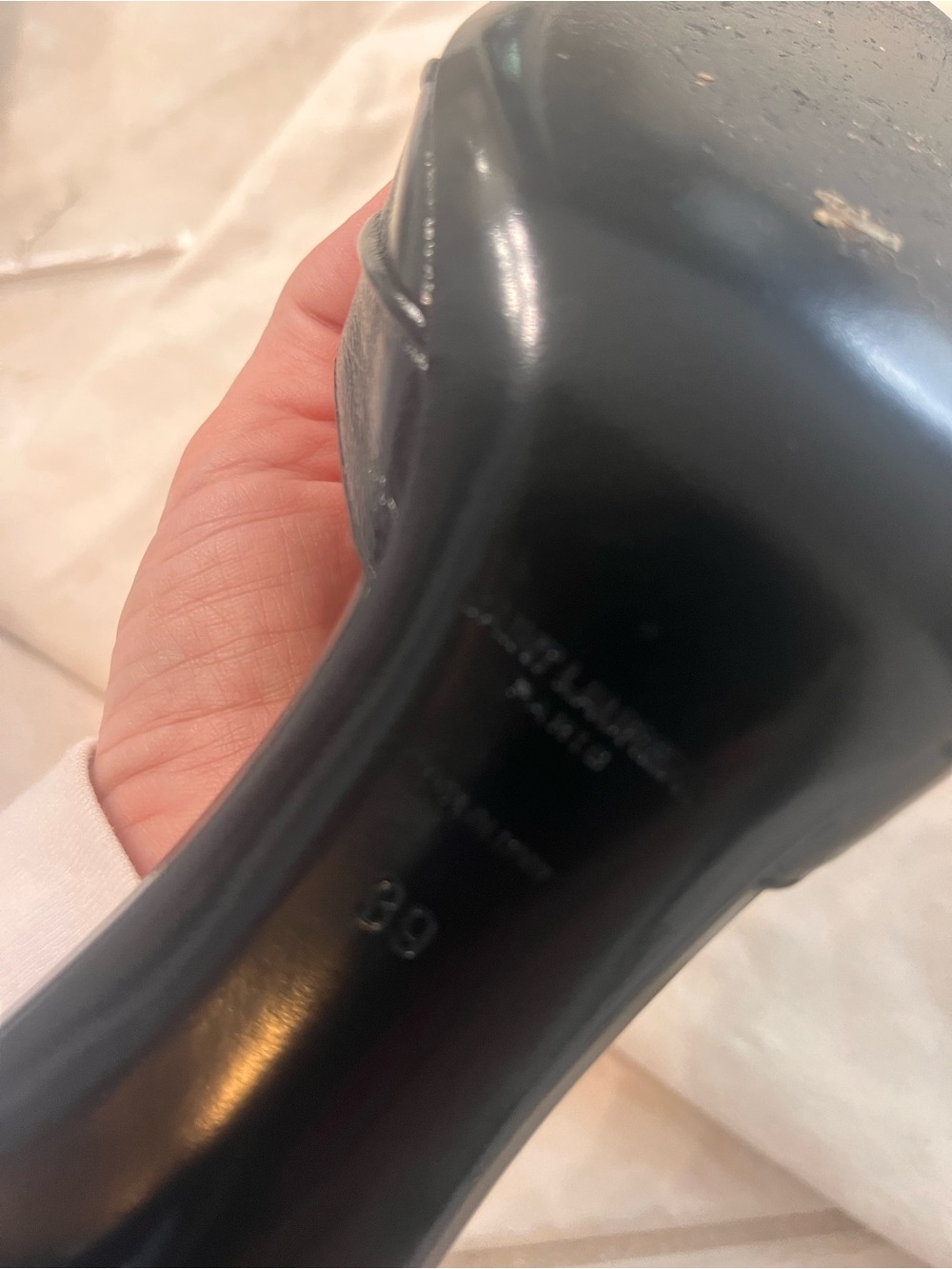 YSL BABYLONE MULES IN SMOOTH LEATHER - Picture 9 of 13